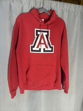 Champion University Of Arizona Red Hoodie Sweatshirt Size Large U of A Gameday