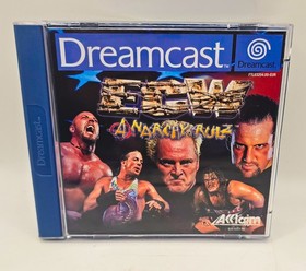 ECW Anarchy Rulez | Sega Dreamcast Game | Complete Cib | Tested Pal