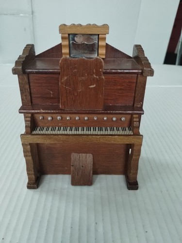 Klavier Spieluhr Holz Vintage spielt "Where Do I Begin" Love Story 1971 - Bild 1 von 8