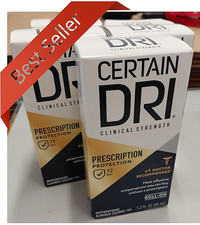 pack of 5 Prescription Strength Clinical Antiperspirant Roll-On, 1.2 Fl Oz ,