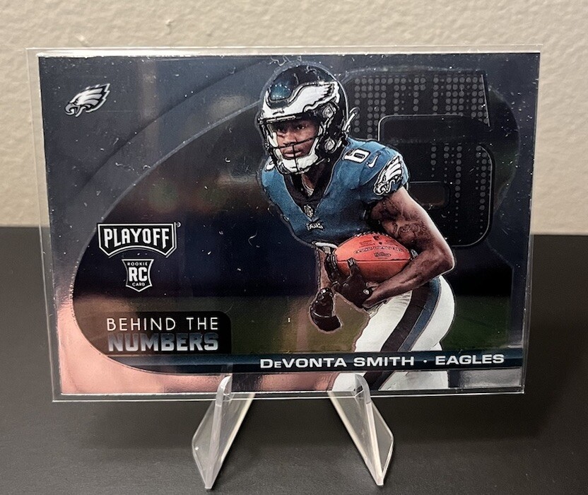 2021 Panini Playoff - Behind The Numbers #BTN-DSM Devonta Smith (RC)
