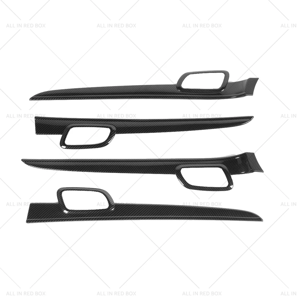 Carbon Fiber Door Handle Decor Cover Trim Strips Suitablefor Jeep Grand Cherokee - image 4 of 4