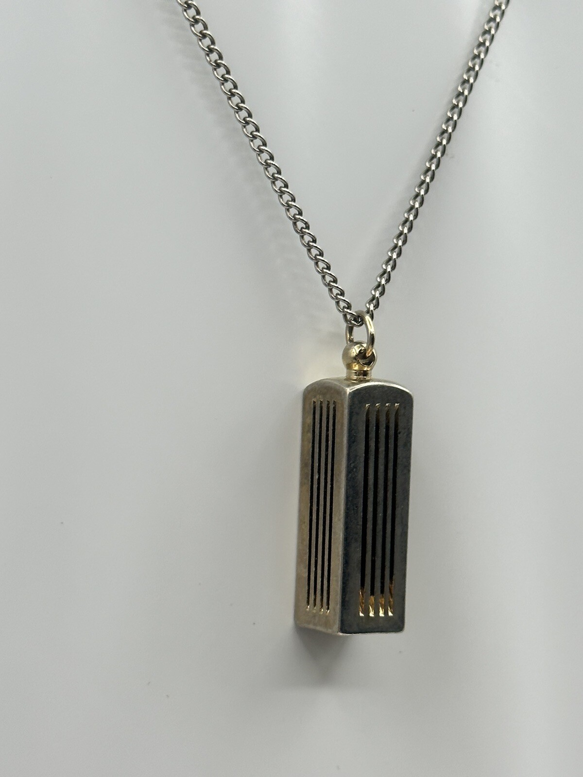 Aromatherapy Diffuser Pendant Necklace Mixed Meta… - image 11