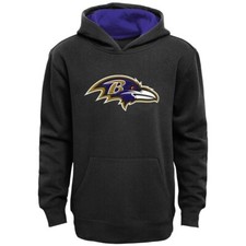 Outerstuff Baltimore Ravens Youth Primary Gear Sweatshirt Black