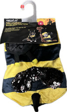 Vibrant Life Bumblebee Pet Costume Halloween Clothes Size Small Dog Cat 10-20lbs