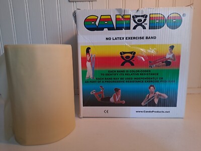 TAN Cando  Band BY THE FOOT Physical Therapy Exercise Light No Latex (Theraband)