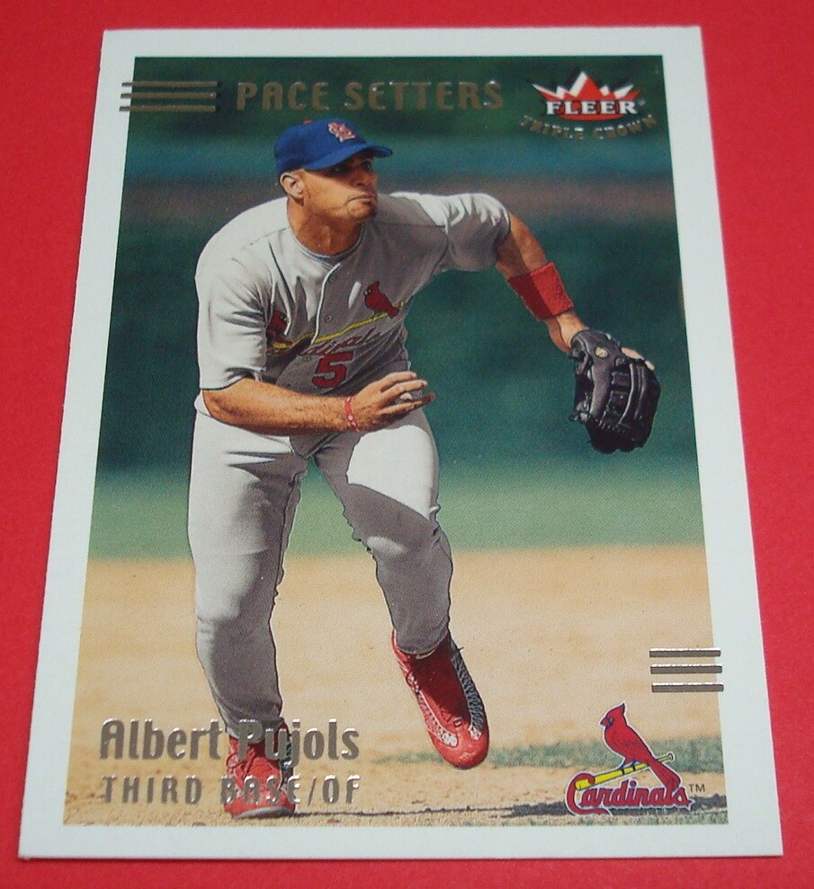 その他  Pujols Auto Fleer 2002 Fleer Triple Crown - Pace Setters Albert Pujols #268 for sale