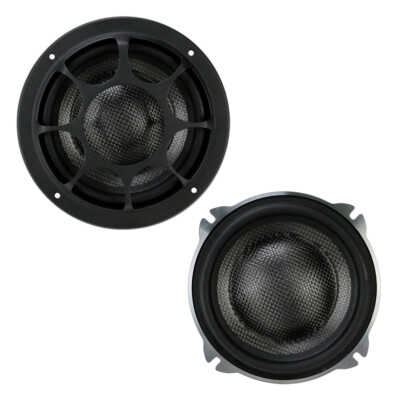 Morel Elate Carbon MW5 5-1/4'' Midwoofer Speakers 160W 4-Ohm Component Mid NEW