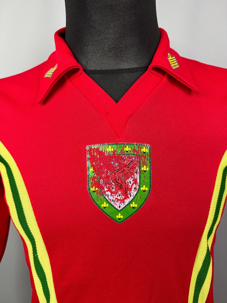 WALES 1976 1979 HOME SHIRT FOOTBALL SOCCER JERSEY ADMIRAL