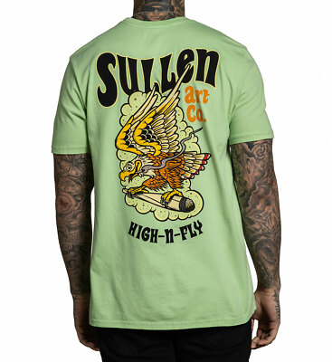 Sullen Clothing Art Collective T-Shirt - High N Fly Tattoo Adler