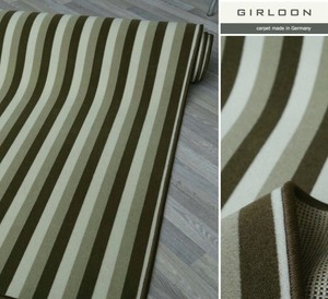Sale Object Carpet Girloon Block Stripe Green Bright Mix Textile