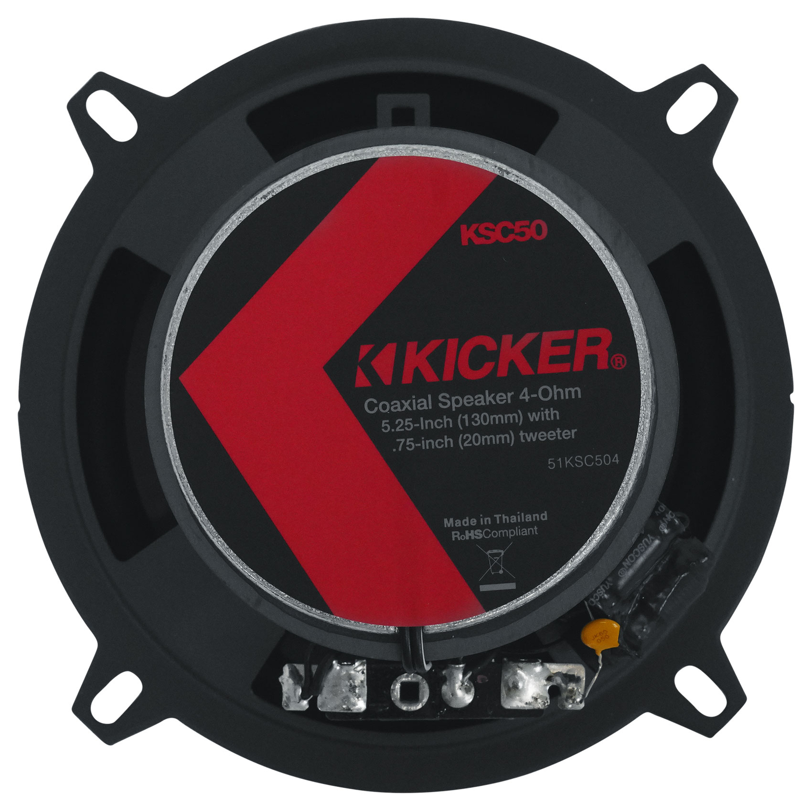 Пара автомобильных динамиков Kicker 51KSC504 525 RMS мощностью 100 Вт Домашние колонки Bluetooth KSC504