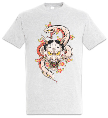 Oni Tattoo T-Shirt Samurai Warrior Japan Japanese Tengu Theatre Obake Kappa