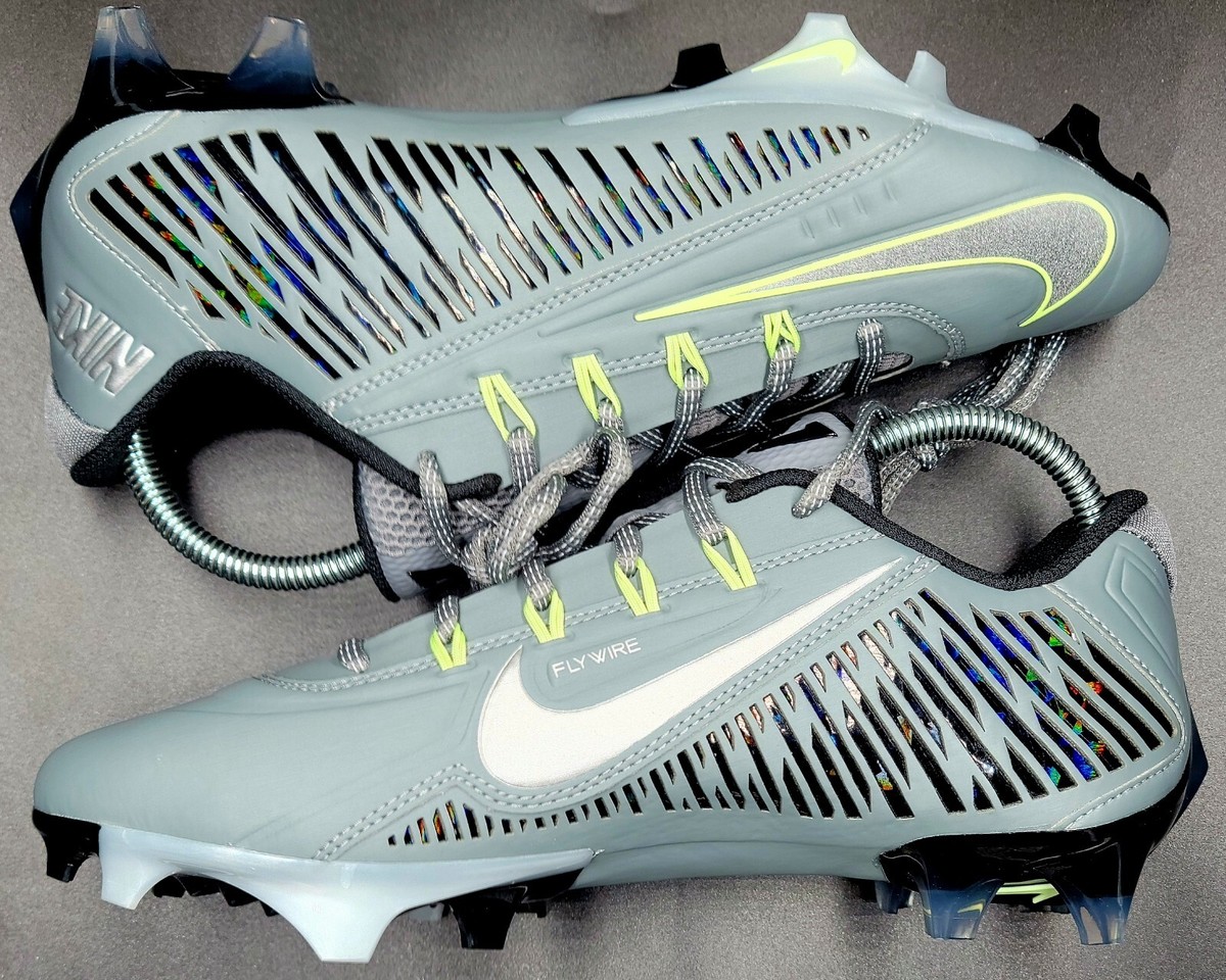 Nike Vapor Edge 360 VC Football Cleats Smoke Gray Volt DO6294-002 Men\'s Size 14 Nike Vapor Edge 360 VC Smoke Gray Barely Volt | Mercari main image 4