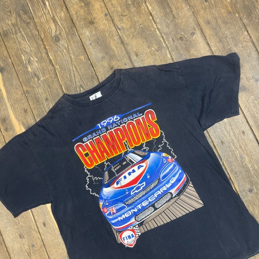 Kudzu Nascar T-ShirtGrand National Champions Graphic Tee Black, Mens 2XL image 4