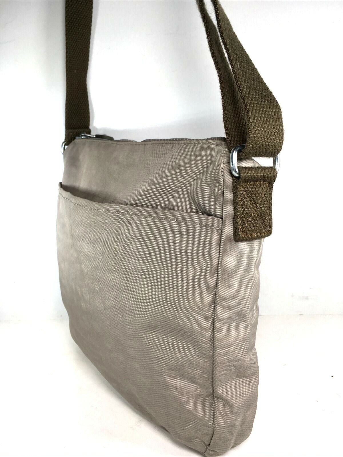 Kipling Women’s Beige Nylon Crossbody Shoulder Bag Gem