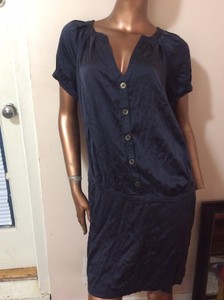 button down silk dress