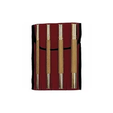 Pin Punch Set,Length 8",Brass,4PC