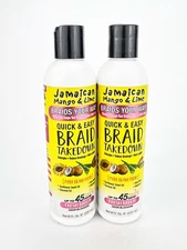 Jamaican Mango Lime Braid Your Way Quick Easy Braid Take Down 8 Oz Lot of 2