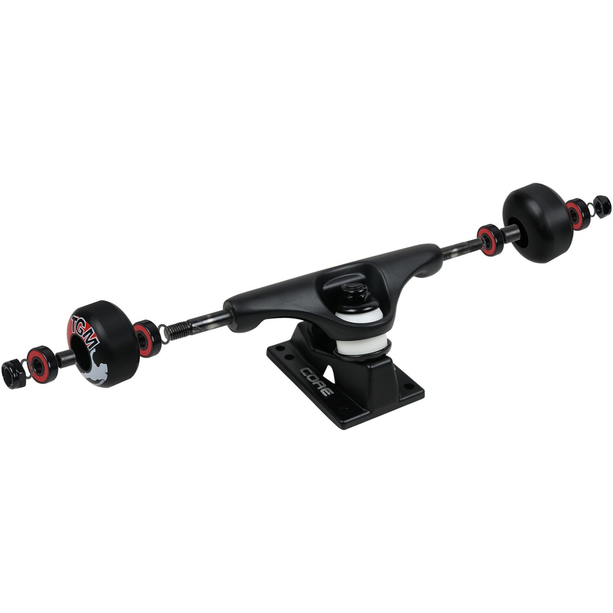 Zero Skateboard Complete Single Skull Black/White 8.62