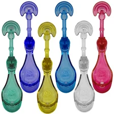 1 Triple-Edge Folding Tongue Scraper - Premium Travel Tongue Cleaner w/ 3x Edges