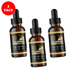 FOLIPRIME   Official Supplement For Hair Growth Serum Best Reviews - 3 Months
