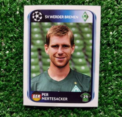 FIGURINE FOOTBALLERS PANINI 2010/11 CHAMPIONS WERDER BREMA 24 MERTESACKER 2011  