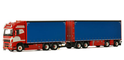 WSI 1:50 FOR VOLVO FH4 GLOBETROTTER XL 6X2 TAG AXLE COMBI-7 WSI 1:50 FOR VOLVO FH4 GLOBETROTTER XL 6X2 TAG AXLE COMBI-7