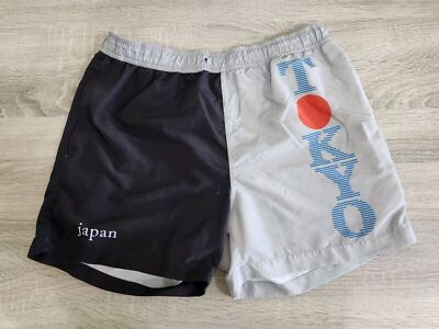 Keito Mens Tokyo JAPAN Flag Swimsuit Shorts Trunks Bathing Suit Beach