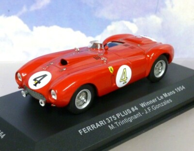 IXO 1/43 FERRARI 375 PLUS #4 WINNER 1ST LE MANS 1954 GONZALEZ/TRINTIGNANT LM1954