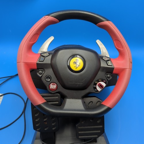 Thrustmaster Ferrari 458 Spider Racing Steering Wheel Pedals Xbox One