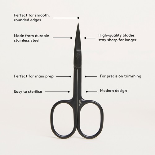 Mylee Steel Manicure Tools Nail Cuticle Pusher Clipper Scraper Nipper Scissors - Picture 31 of 45