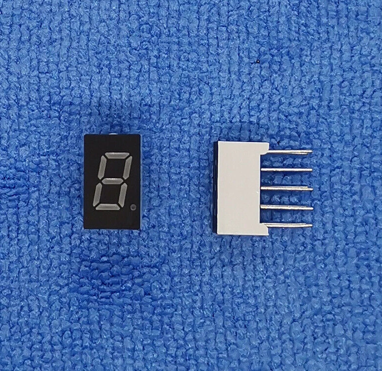 2pcs ~100pcs 0.3" 0.3 inch 7 Segment Display Yellow LED 1 Digit Common Cathode - Image 2 of 4