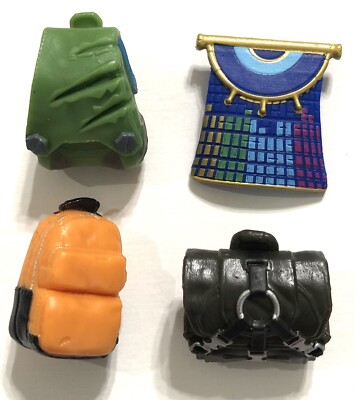 Fornite Jazzwares Lot Of 4 Backpack Loot Items For 4  Figures NEW
