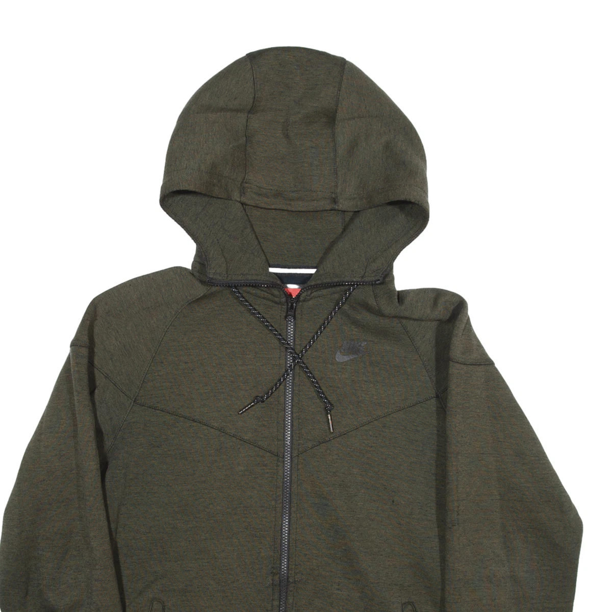 Green nike zip up best sale hoodie