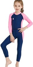 DIVE SAIL Kids Rash Guard Wetsuit,Youth Girls and Boys Swimsuit One or Two Yrs