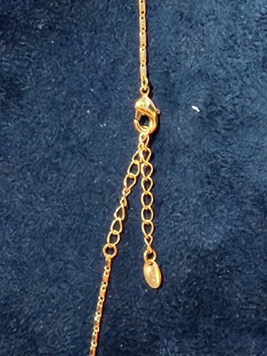 Gold finish Ruby Pear Drop cut created diamond necklace And Earrings 50CM UK S - Picture 17 of 21