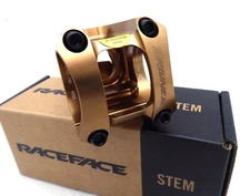 Race Face Turbine-SL Stem, (35.0) 0/6mm x 60mm, Kash Money Gold