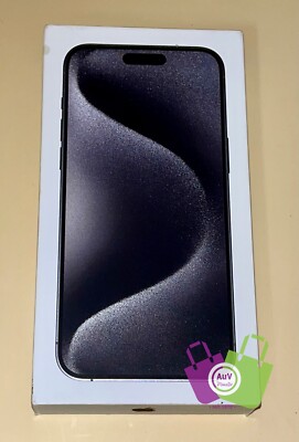 Apple iPhone 15 PRO MAX-256GB-TITAN SCHWARZ / BLACK -NEU/OVP (versiegelt)