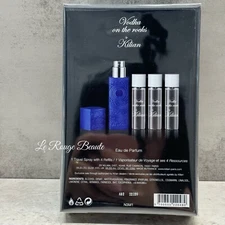 Kilian Vodka on the Rocks Set 4*7.5ml + Sillage Travel Case New