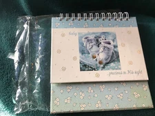 Display-style Photo Album: Precious In His Sight - for Baby w/Scripture -NEW