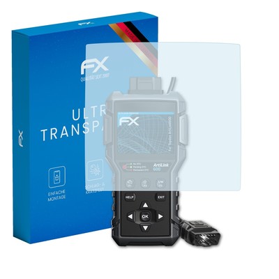 atFoliX 2x Displayschutzfolie für Topdon ArtiLink600 Schutzfolie klar Folie