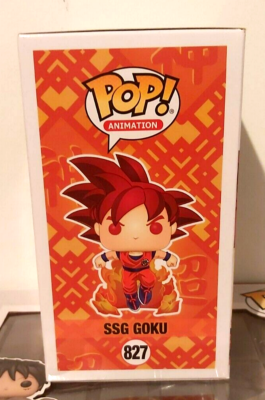 Funko Pop! Animation Dragon Ball Super SSG Goku Summer Convention Exclusive  Figure #827 - US