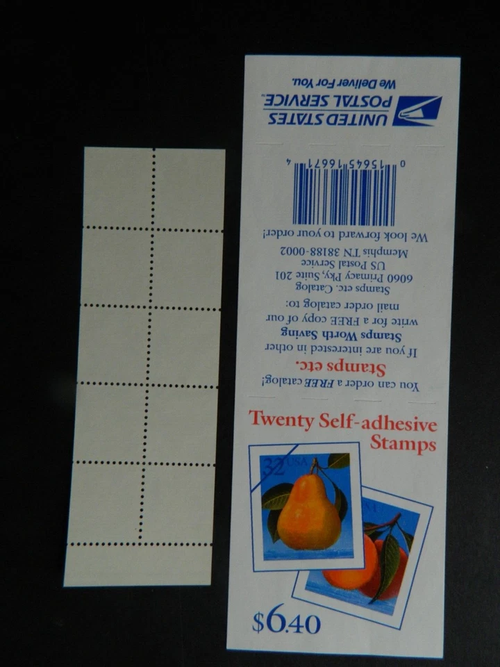 US FRUIT SC# 2488a 2494a BOOKLET PANES MNH - Image 2 of 2