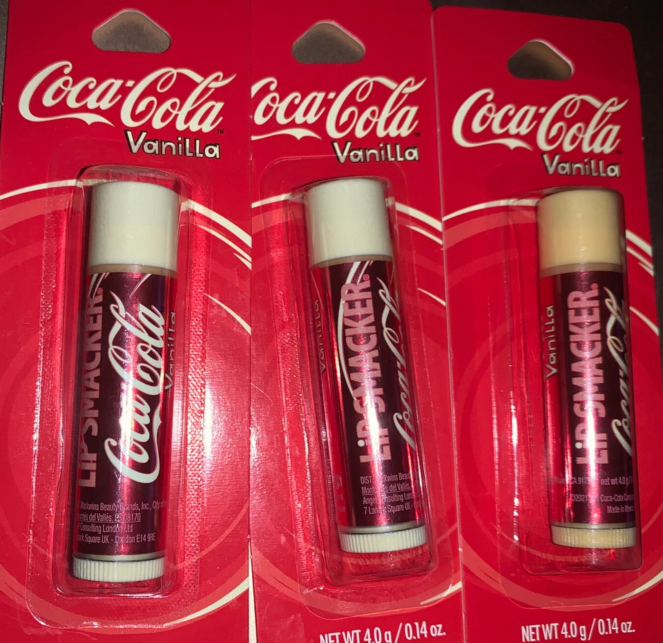 可口可乐唇香草润唇膏口味套装 3 英寸 — 第 2/3 张图片