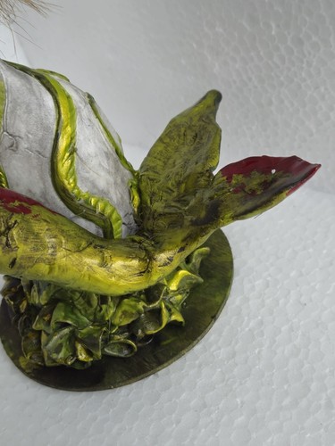 ÚNICO Espeluznante Extraño Arte Escultura Muñeca Arcilla Espeluznante Monstruo y Sirena Criatura - Imagen 4 de 11