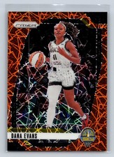 2024 Panini Prizm WNBA Dana Evans Orange Velocity 72