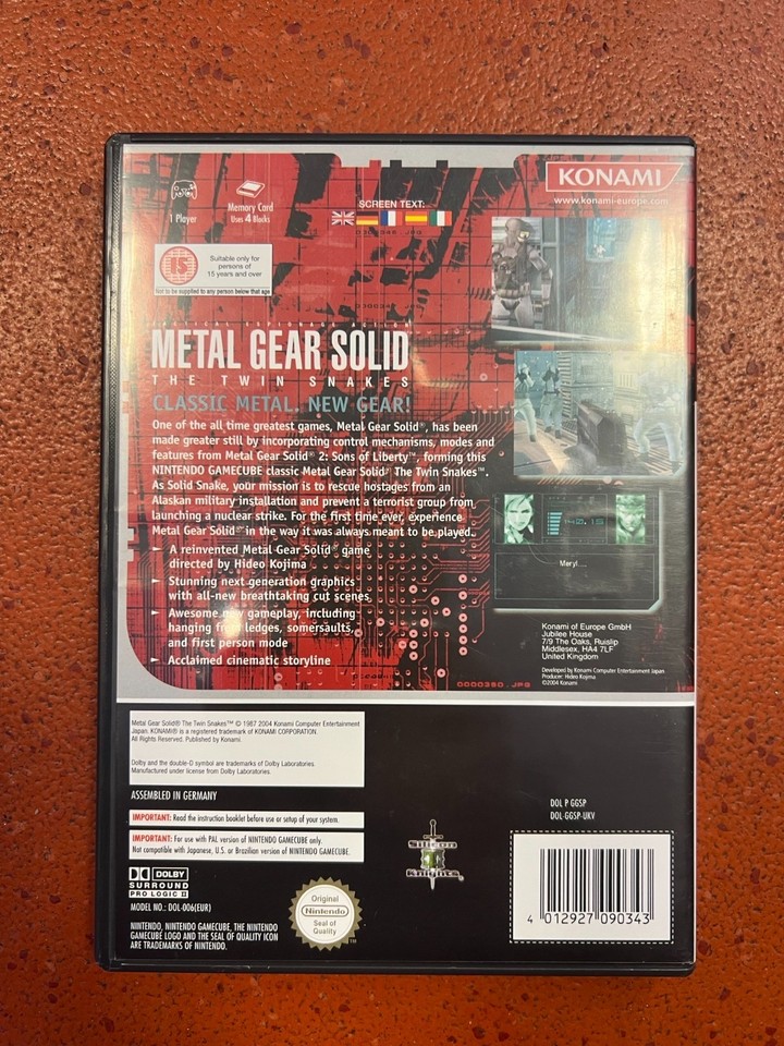 IDW 2004 © KONAMI / OFFICIAL COMIC BOOK / METAL GEAR SOLID / N° 1 BON