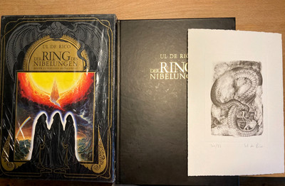 Ul de Rico/Wagner: Der Ring des Nibelungen SONDERAUSGABE Nr. 83/300 LITHOGRAPHIE