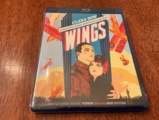 Wings (Blu-ray, 1929) Clara Bow First Academy Award Best Picture - New, Sealed